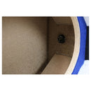 DEEJAY LED 8" Dual Woofer & Tweeter Empty Chuchera Speaker Enclosure – Blue