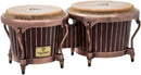 Tycoon Percussion Master Handcrafted Pinstripe 7″ & 8-1/2″ Bongos - New Open Box