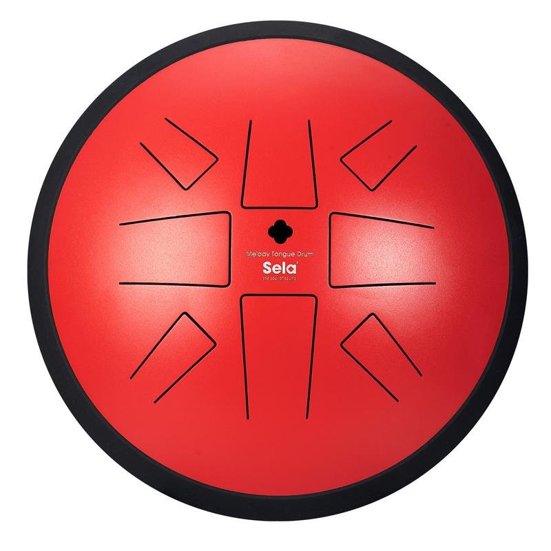 Sela Melody 10" C Pygmy Tongue Drum – Red - SE374