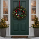 Melrose Mixed Pine Ornament and Pincone Wreath 28"D