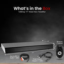 Pyle Bluetooth HD Tabletop TV Sound Bar Speaker System – HDMI, 2.1 Channel