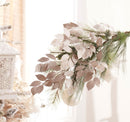 Melrose Glittered Leaf Spray (Set of 6)