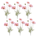 Melrose Poppy Floral Spray (Set of 6)