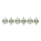 Beaded Irredescent Glass Ornament (Set of 6)