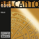 Thomastik Belcanto Gold Cello  C String 4/4 - Medium Tension Rope Core, Tungsten