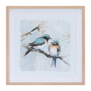 Melrose Framed Bird Couple Wall Print, Plastic