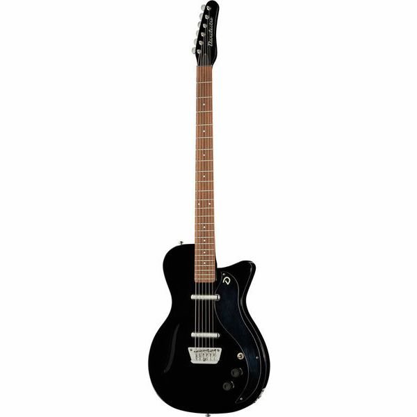 Danelectro '56 Vintage Baritone Electric Guitar – Gloss Black - D56VBAR-BLK