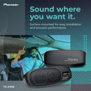 Pioneer TS-X200 4" 80 Watt 3-Way Surface Mount Speakers - Black - New Open Box