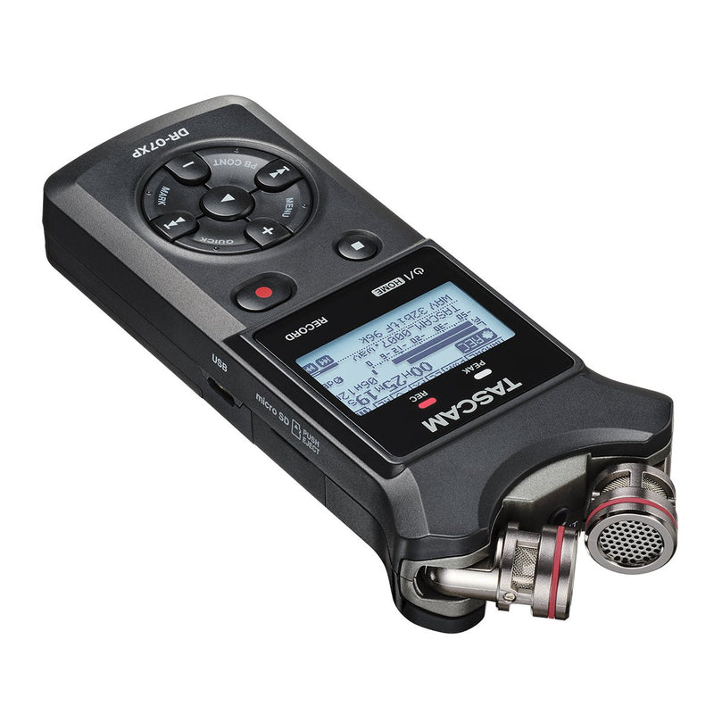TASCAM DR‑07XP 32‑Bit Float Handheld Recorder & USB‑C Audio Interface