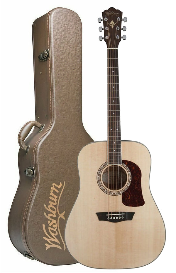 Washburn Heritage 10 Series - HD10S Acoustic Guitar - Natural