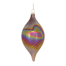 Irredescent Glass Swirl Ornament (Set of 6)