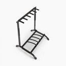 On‑Stage GS7561 Five‑Space Foldable Multi‑Guitar Rack Black Portable