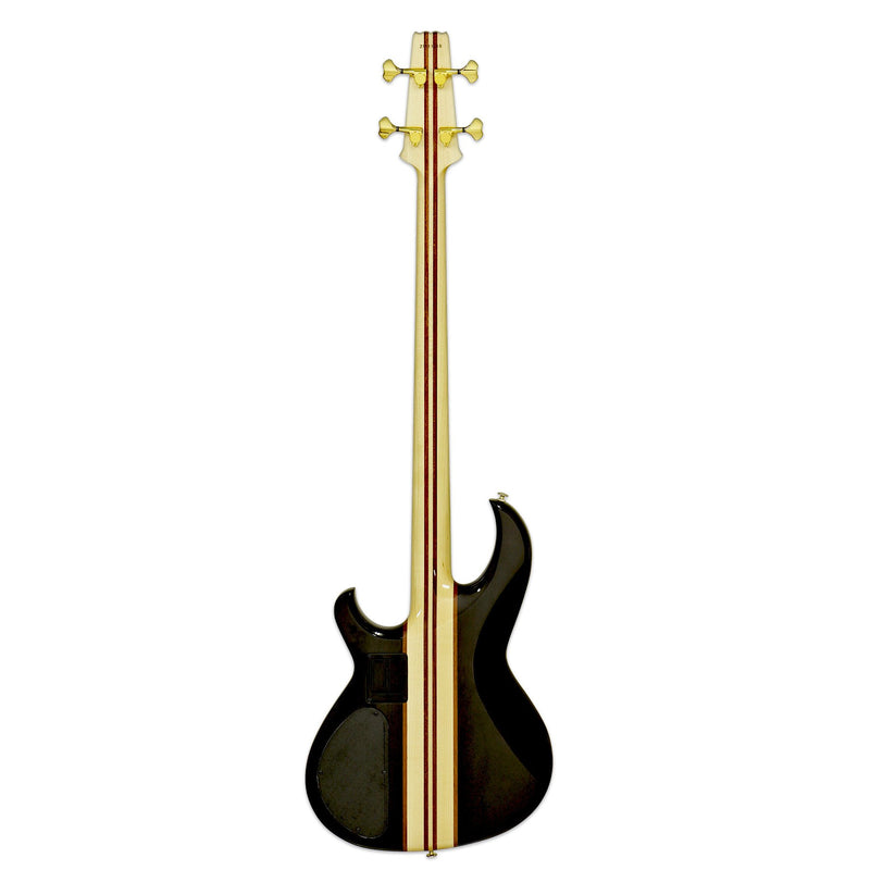 Aria Pro II SB‑1000B Oak Electric Bass - Black w/ Deluxe Gig Bag