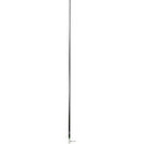 Scout 8' Black VHF Antenna 6dB Heavy Stainless Steel Ferrule w/6M RG-8x Includes