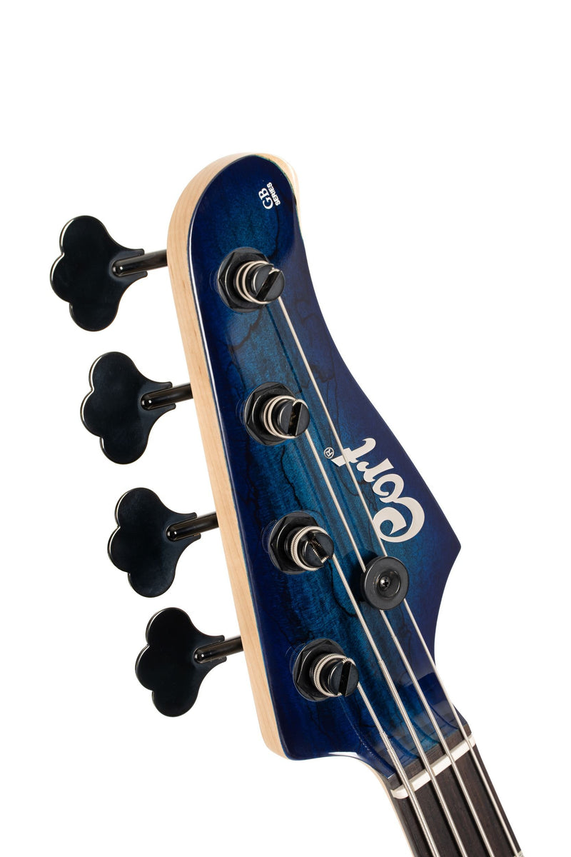 Cort GB-Fusion 4-String Electric Bass Guitar - Blue Burst