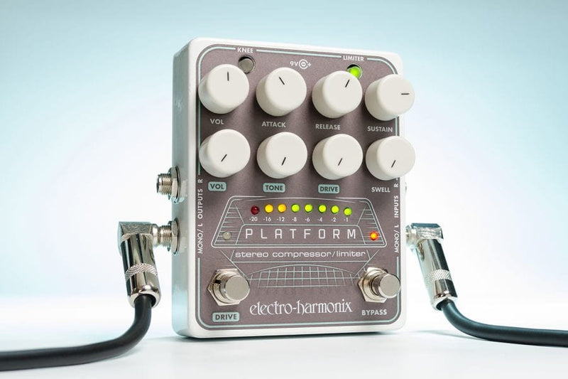 Electro-Harmonix Platform Stereo Compressor/Limiter Guitar Pedal
