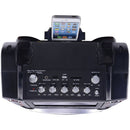 Karaoke USA Bluetooth Karaoke Machine w/ Synchronized LEDs - New Open Box