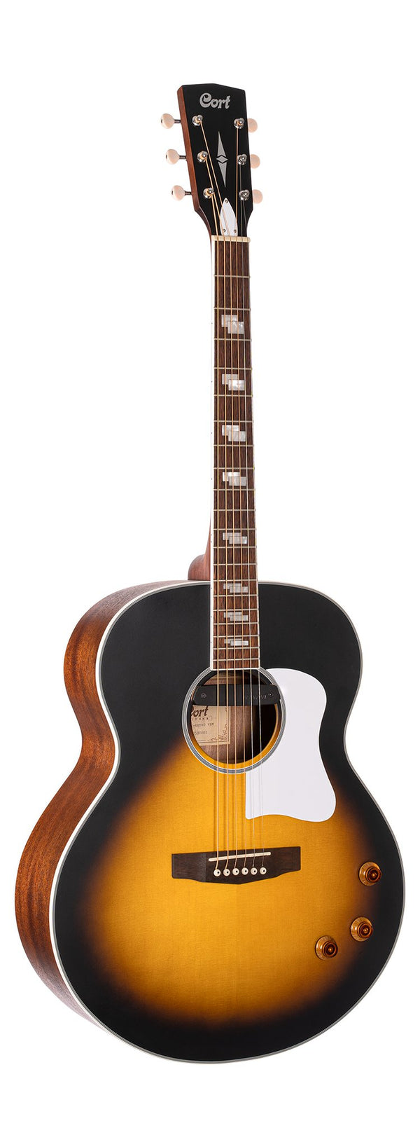 Cort CJ-Retro VSM Jumbo Acoustic-Electric Guitar - Vintage Sunburst Matte