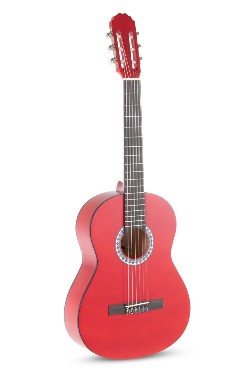 GEWA Basic Classical Guitar 3/4 – Transparent Red – PS510‑143