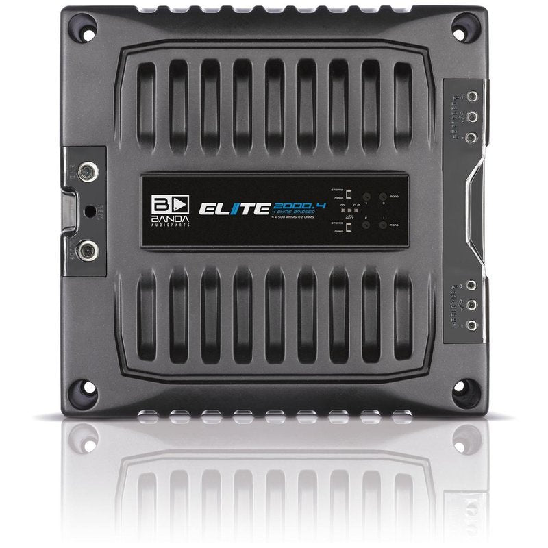 Banda ELITE2000.42BK 2000W RMS 4ch 2Ω Black FullRange HighPower Crossover Audio