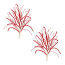 Melrose Glittered Pine Tinsel Branch (Set of 2)