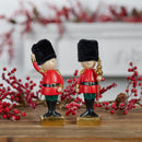 Melrose Holiday Nutcracker Soldier Figurine (Set of 2)