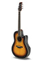 Ovation Custom Balladeer Acoustic‑Electric Guitar - Honey Burst w/ Gig Bag
