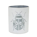 Melrose Brushed Metal Insect Pot Set of 3 Planter