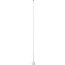 Scout 5' White VHF Antenna 3dB Lift and Lay Mount w/5M RG-58 Marine