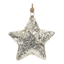 Melrose Mosaic Metal Star Ornament (Set of 4)