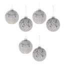 Melrose Glittered Glass Ball Ornament (Set of 6)