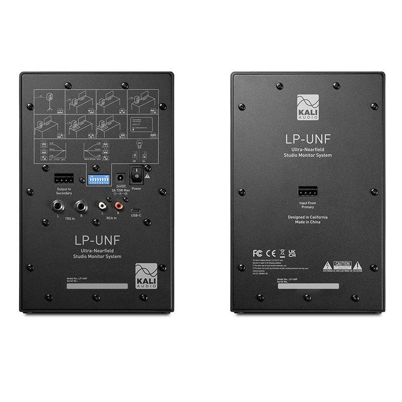 Kali LP-UNF U4″ Ultra Nearfield 2-Way Studio Monitor System w/ Bluetooth - Pair