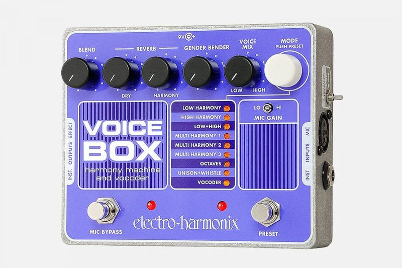 Electro-Harmonix Voice Box Harmony Machine & Vocoder Guitar Pedal