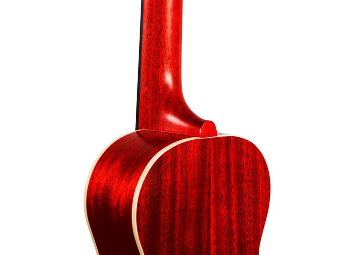 Twisted Wood Redford RF‑130T Tenor Ukulele - Red w/ Gig Bag