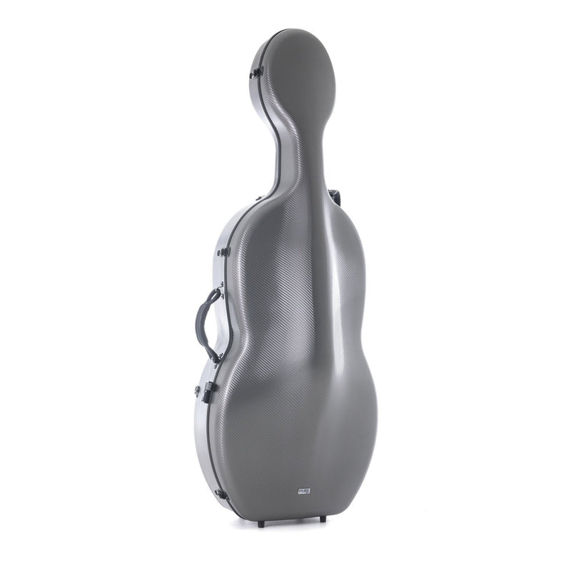 PURE by GEWA Polycarbonate 4.6 Cello Case – Grey w/ Backpack Straps