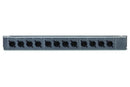 Hosa PDR-369 12-Point XLR Patch Bay – Reversible, Balanced
