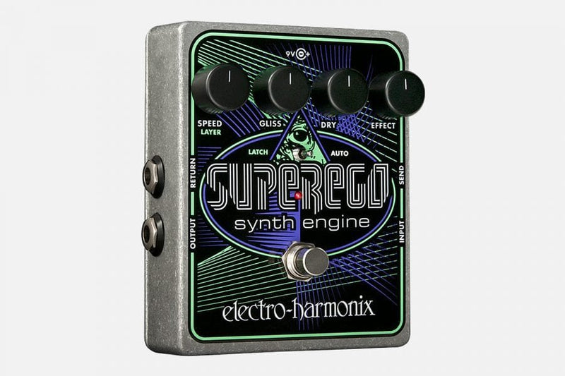 Electro-Harmonix Superego Synth Engine Pedal – Infinite Sustain and Synth Effect