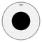 Remo CS-1326-10 Controlled Sound Clear 26" Bass Drumhead - Black Dot