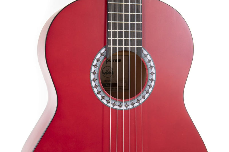 GEWA Basic Classical Guitar 3/4 – Transparent Red – PS510‑143