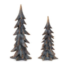 Melrose Holiday Pine Tree (Set of 2)