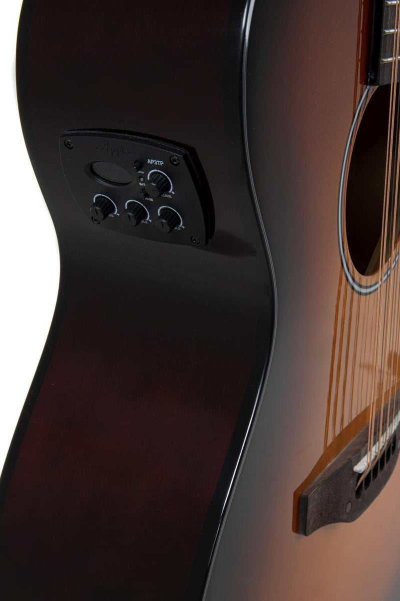 Ovation Applause Jumbo 12-String Acoustic-Electric Guitar – Sunburst - AP510.116
