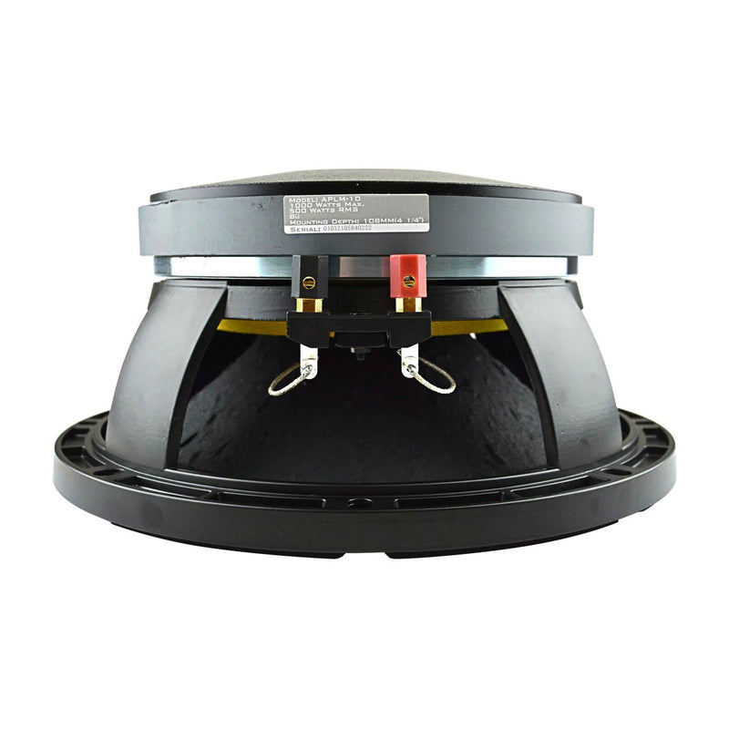 Audiopipe Low Mid Frequency Midrange Speaker 8 Ohm 500W RMS APLMB-10