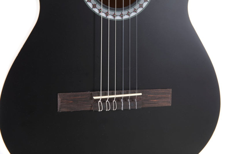 GEWA Basic Classical Guitar 4/4 – Black – PS510‑156