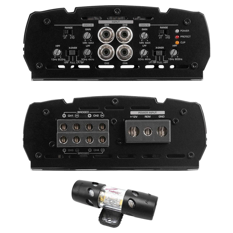 Audiopipe 4-Channel Mini Amplifier 1600W APMQ-2004