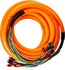 DEEJAY LED 36ft Multi-Amp Cable 10RCA Medusa Yellow TBHMED36YELLOW