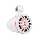 DS18 HYDRO NXL-X6TPWHNS 6.5" Marine Tower Speaker w/ Integrated RGB LED Lights