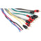 DEEJAY LED 52ft Multi-Amp Cable 10RCA Medusa Black TBHMED52COPPER