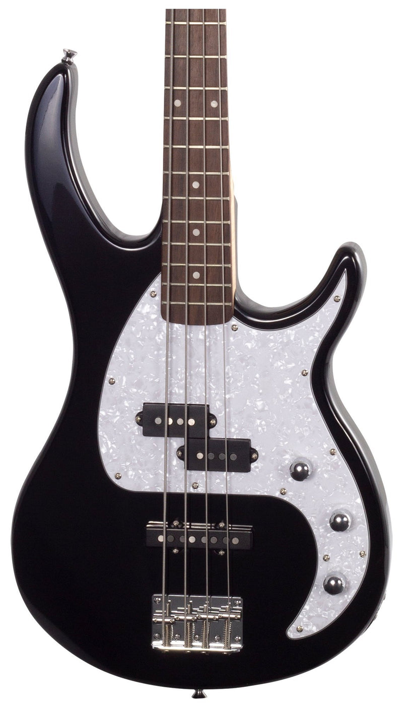 Peavey Milestone 4 Black 4-String Electric Bass Guitar with Powerplate