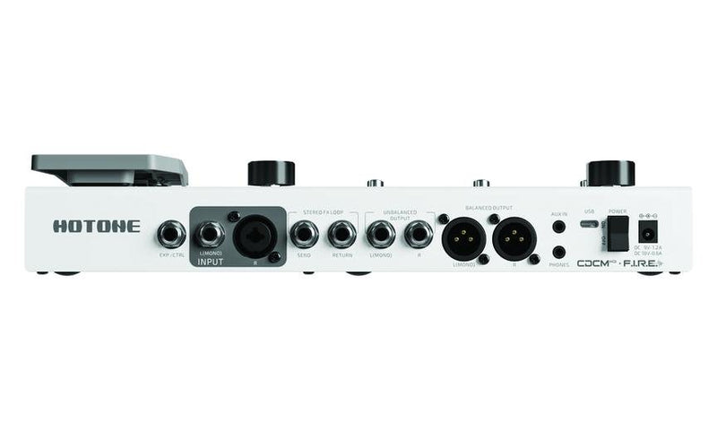 Hotone Ampero II Stomp Multi-Effects Processor – 12 FX Slots, 5" Touchscreen DJ