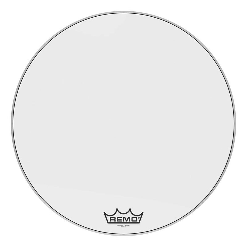 Remo PM-2032-MP Powermax 2 Ultra White Crimplock 32" Bass Drumhead